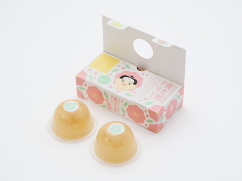 【冬ギフト】桃太郎 ゼリー　2個セット　もも　清水 白桃