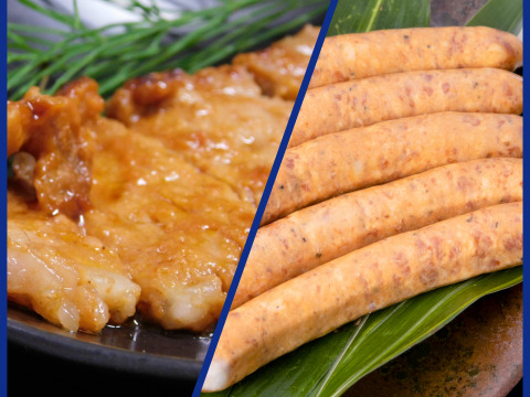 【夜市限定】 黒豚ソーセージ&ロース味噌漬け 【鹿児島伝統の黒豚】
