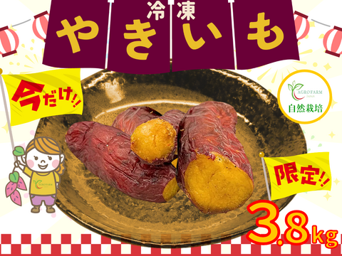 【福袋2025】冷凍焼き芋🍠今だけお得!!!😎  農薬不使用　紅はるか　完熟芋を使用した冷凍焼き芋　約3.8kg♪
