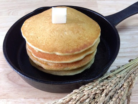 農薬・化学肥料不使用の米からできた『米粉のパンケーキミックス』150g