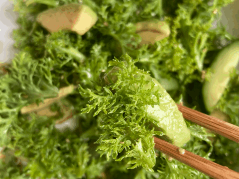 ピリッとからい『わさび菜』500g