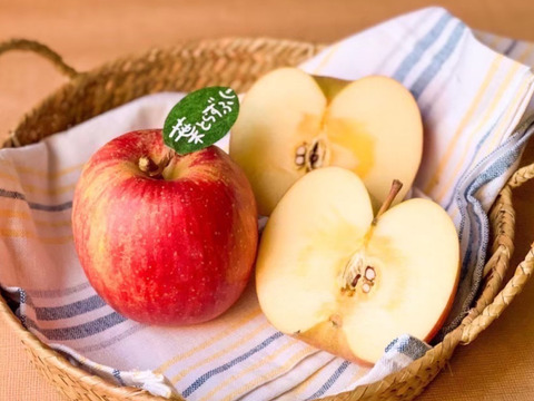 【冬ギフト】【食べ比べ】 🍎贈り物大好評！幸せおすそ分け3キロ箱🍎 ミックス 青森りんご 商品ID 117258