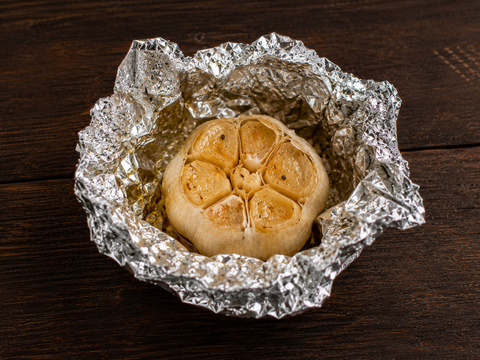 【M+Lサイズ】有機肥料で育てたブランド品種『福地ホワイト六片』 ニンニク (1kg)