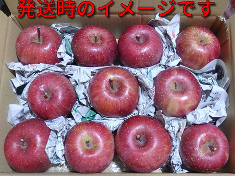 【収穫翌日発送】サンふじ＋ぐんま名月　3キロ（3.2キロほど入ります）鉄板品種と人気品種の組み合わせ！JA基準より60％減の低農薬栽培【りんご食べ比べ】