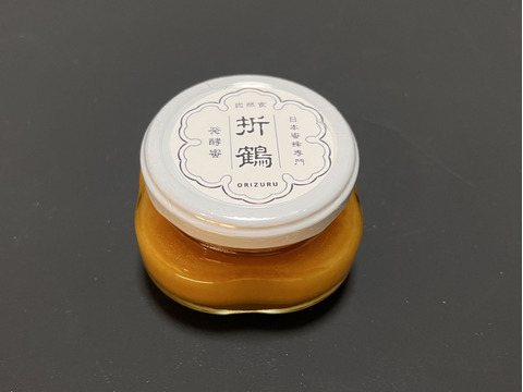 最新 野生日本蜜蜂の発酵蜜【非加熱の生はちみつ】110g：兵庫県産の その他