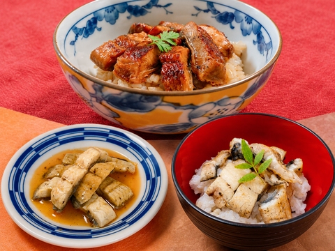 【父の日ギフト】月夜のうなぎセット(塩・ごま油・蒲焼)