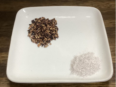 自然栽培黒米玄米粉