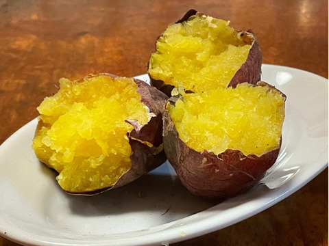 【福袋】高野山麓精進野菜カラフルじゃがいも＆さつまいも＆ローズマリー少量　箱込み4.9キロ　先着15名様ヘチマたわしおまけ付き！！