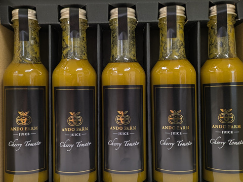 『希少』チェリートマト使用　すっきり飲みやすい！緑のチェリートマトジュース180ml×5本入