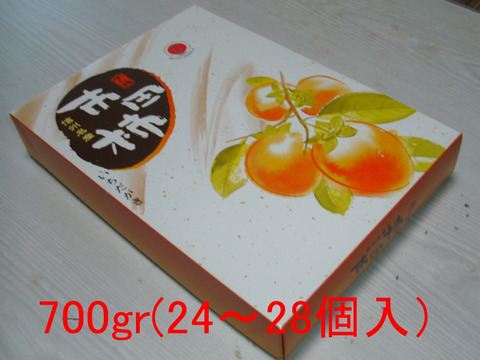 【冬ギフト】干し柿の王様、市田柿700gr 化粧箱
