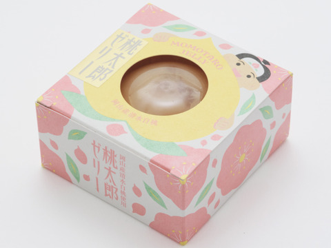 【夏ギフト】桃太郎 ゼリー　９個入り 　もも　清水 白桃（86ｇ×9個入り）（約1kgにて贈答用に最適☆大好評果肉入り！）