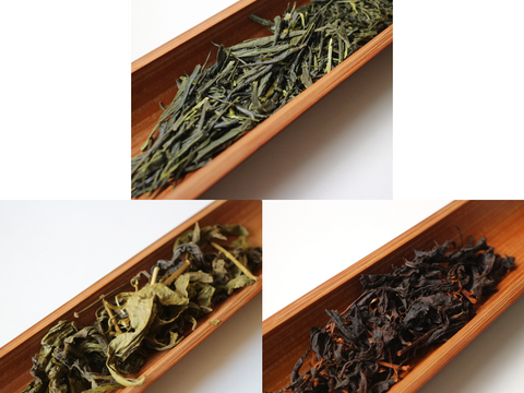 【母の日ギフト】在来・自然栽培セット（煎茶、紅茶、台湾式釜炒茶）