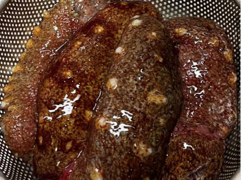 「島の福を喰う」日間賀島産 極上赤ナマコ
海が育てた“食べる縁起物”。
1キロ※初めての方も新食感+コラーゲンMAX
止まらなくなるので是非試して欲しいです❗️