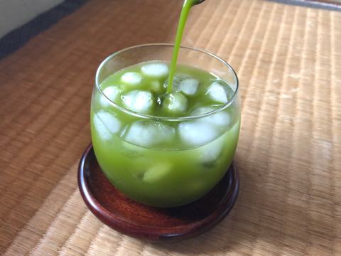 簡単!濃厚!かぶせ一番茶のみ使用の微粉末緑茶(40g)