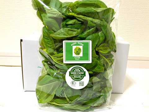有機JAS認証】朝取り、スイートバジル100g：佐賀県産のバジル｜食べ