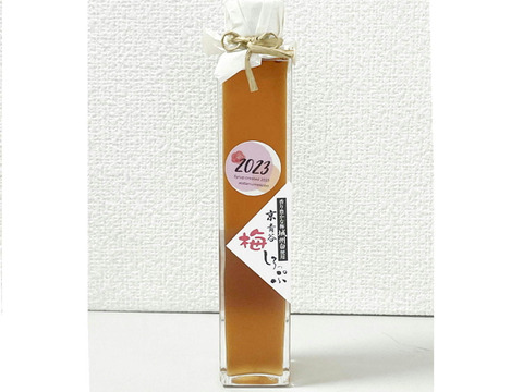 梅パワーで残暑乗り切り！芳醇な香りとおいしさ　京青谷の梅しろっぷ　200ml入り。2023年作。
