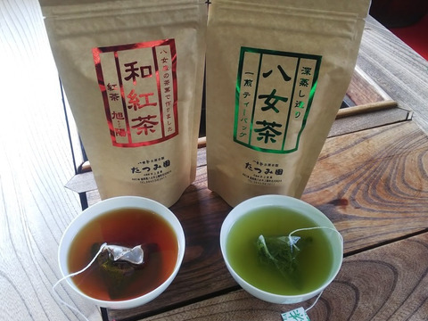 リクエスト分煎茶3コ・和紅茶セット9袋