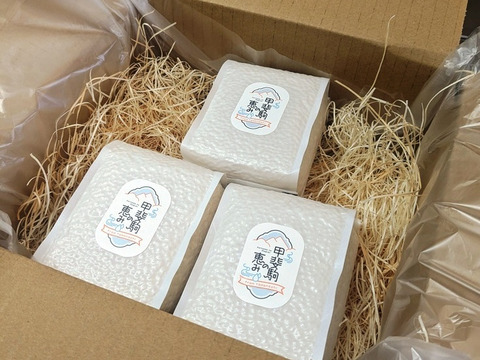 白州米 コシヒカリ『白米・無洗米・真空包装』20個セット