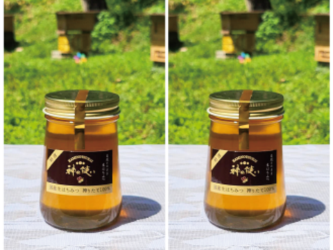 非加熱　生はちみつ　岡山百花蜜　500g×2本［神の使いHoney］