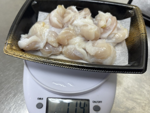 【完全に通向け】🦑天然国産カミナリイカ『口先(トンビ)』長州床波ブランド海鮮部位指定キャンペーン数量限定☆お試し約100g【6月下旬予約】