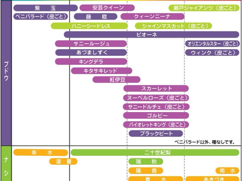 【特別栽培】 ⑱旬のぶどう3種　2㎏(3~5房)ネオニコフリー
