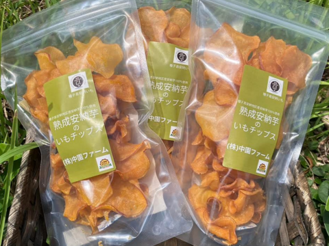 中園ファームの熟成安納芋のいもチップス　50g×10袋