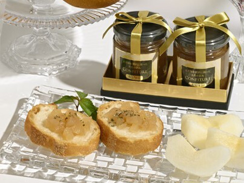 【母の日ギフト】 金沢梨の無添加コンフィチュール 和梨洋梨ルレクチェ２本セット