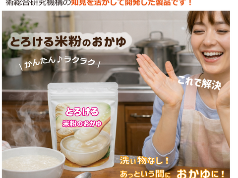 介護食 インスタント 嚥下食 とろける米粉のおかゆ 5kg  (約166食分) お粥ゼリー お湯だけ 高齢者 むせない 食事 歯茎でつぶせる固さ  粉末 お粥  やわらか食