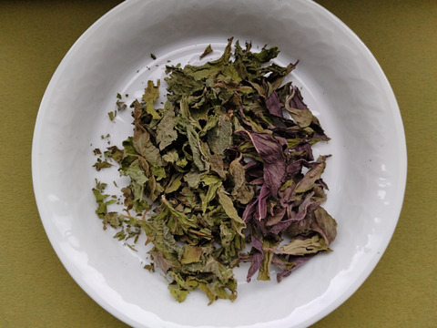 すっきり＆きりっとした香り！ミント＆えごま葉茶