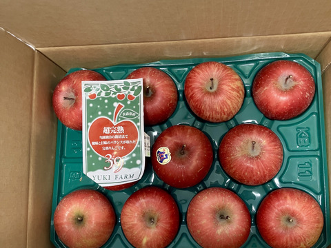 青森県産りんご 大人気の為3kgも始めました。
【先行予約】
【代々受け継いだ歴史の深いオリジナルの味】
完熟自然オリジナル農法りんご栽培糖度13度以上家庭用葉とらずサンふじ3kg　11個入り