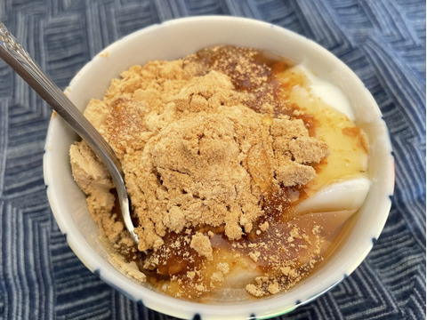 〈メール便〉きな粉100g【無肥料・栽培帰還中農薬不使用・天日干し】