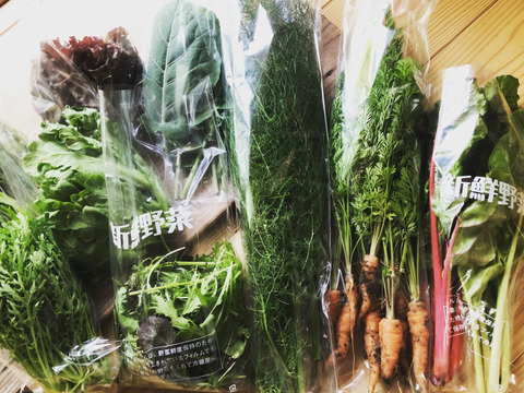自然栽培お野菜と生姜1キロのセット