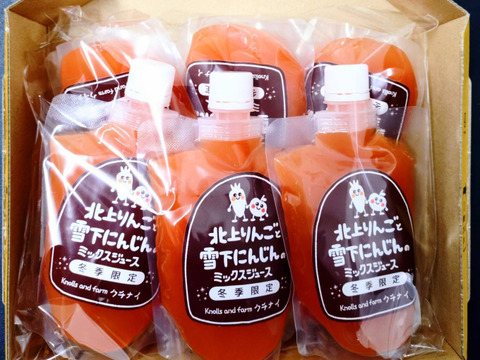 雪下にんじんとりんごのミックスジュース240ml×６パック