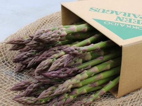 みずみずしい朝採り有機アスパラガスＢ品（１kg）お買い得品！