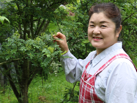 【ｸﾘｯｸﾎﾟｽﾄ対応】土用の丑・さわやかな柑橘の香り　石臼挽き粉山椒（青）３０グラム