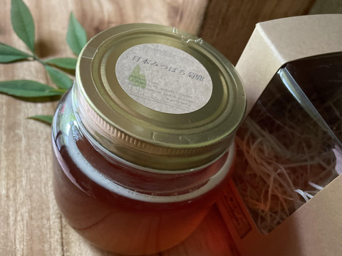 国内市場流通１％未満!熊本北部山麓で採れた日本みつばち蜂蜜４０５ｇ