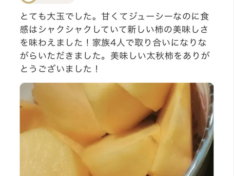 【熨斗対応】シャキシャキ食感、糖度18度越えの激甘柿、太秋柿！（贈答用・3kg）
