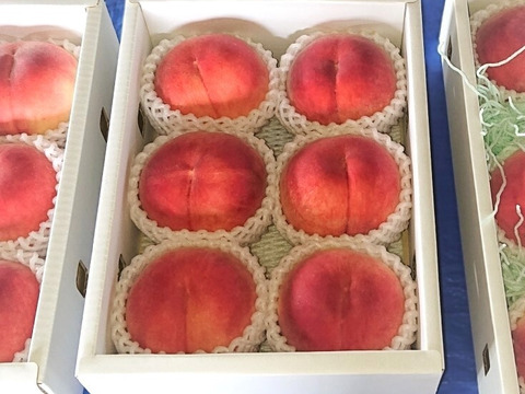 【特秀品】【朝どれ】おさだ農園の桃　山梨オリジナル品種　『夢みずき』　2㎏（6玉）