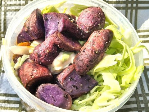 鮮やかな紫色の紫芋3kg（加工用にも最適！）兵庫県産 農薬不使用