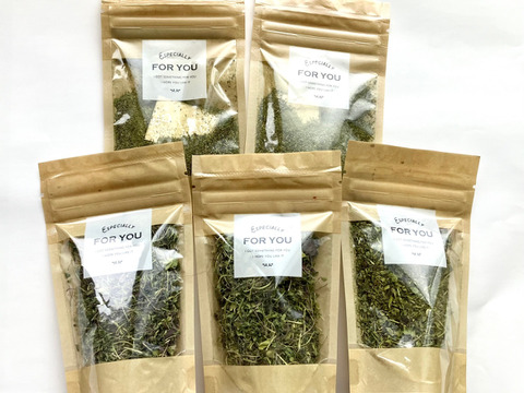 【手軽に栄養補給】ドライマイクロリーフ混合セット　10.5ｇ×5袋（茶葉状、パウダー状組み合わせ自由）　送料もお手軽！