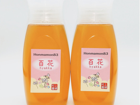 採れたよ♪“完全非加熱”オリジナルブレンド蜂蜜~百花(500g·2本) 和歌山・村上養蜂 ほんまもん蜂蜜