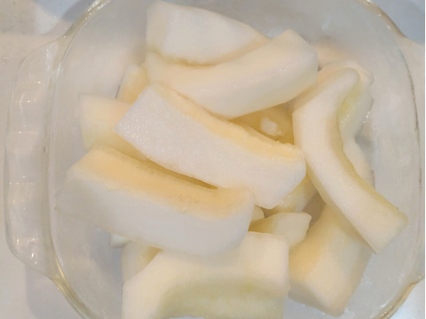 マクワウリ（１個）  どこか懐かしい味♪ ほんのり甘いマクワウリ☆チルド便