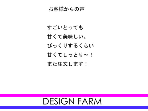 【千葉県産】熟成べにはるか　しっとり甘い！冬の寒い時期は蜜入りになることも！おせち料理、焼き芋、スイートポテトにも。