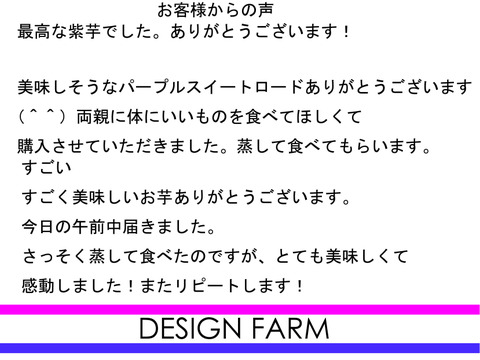 インスタ映えパープルスイートロード【ご家庭用】千葉県産さつまいも5kg
