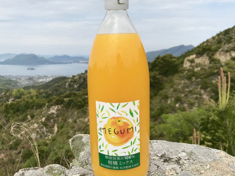【農薬不使用栽培】柑橘ジュース4種類1000ml飲み比べセット （無添加果汁100％）