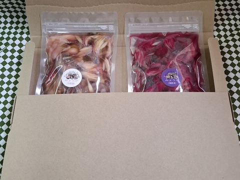 【ネコポス配送】食欲増進・秋みょうが甘酢漬＆梅酢漬（各200g）谷奥深産