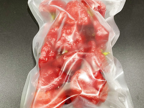 【冷凍唐辛子】我慢できそうな辛さ！国産スコッチボネット（約100g））農薬・化学肥料不使用