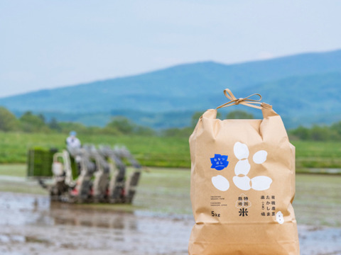 【令和6年産新米】〈お米番付優秀賞農家〉 特別栽培米ななつぼし玄米5kg（11/20前後発送）