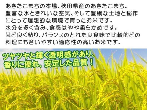 3「作り手の顔が見えるお米」秋田県産あきたこまち玄米30ｋｇ(令和7年産)
