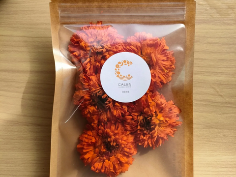 手摘みカレンデュラまるごと1輪ハーブティー